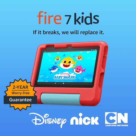 Amazon Fire Kids Tablet – Durable Kid-Friendly Tablet with Parental Controls