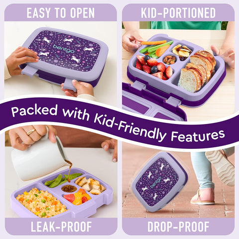 Leakproof Bento Lunch Box for Kids – Back to School Must-Have