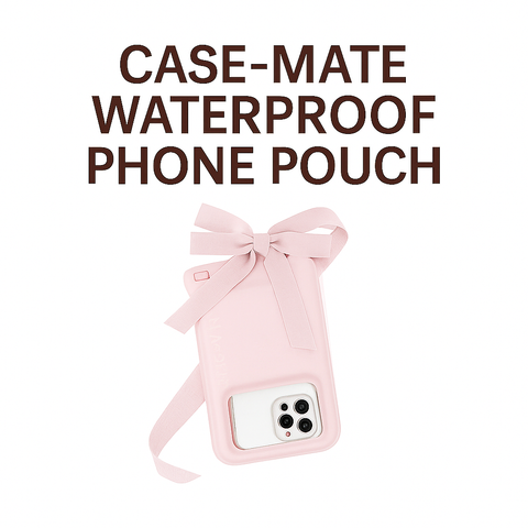 Pink Transparent Cosmetic Bag – TSA Approved Travel Pouch