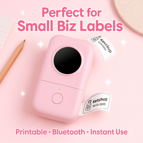 Phomemo D30 Label Maker – Bluetooth Mini Sticker Printer
