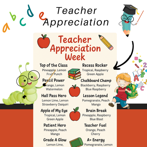 Celebrate Teacher Tea Kit โ 12 School-Themed Energizing Tea Blends