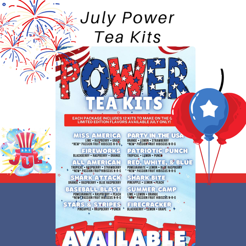 Power Tea Kits โ Limited Edition July Box (12 Kits)