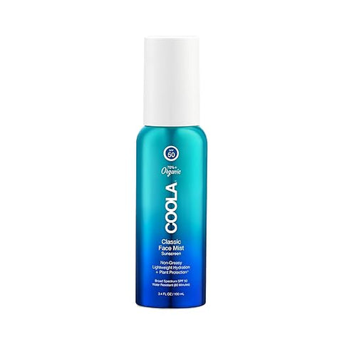 COOLA Organic Sunscreen SPF 50 Sunblock Face Mist