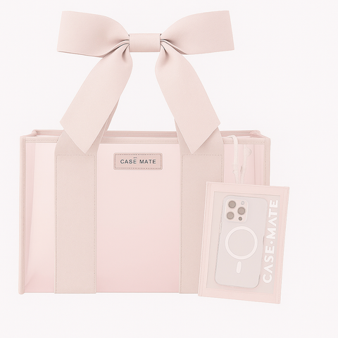 Case-Mate Pink Bow Beach Tote – Lightweight Summer Bag (Amazon Favorite)